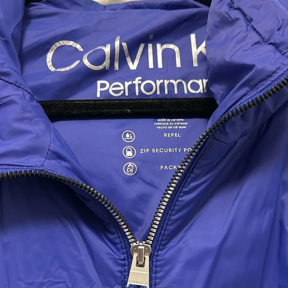 Calvin Klein Performance Blue jacket SZ XL - Picture 2 of 5